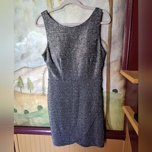 B Darlin Womens Metallic Silver Bodycon Dress, Club Cocktail Juniors, 13/14